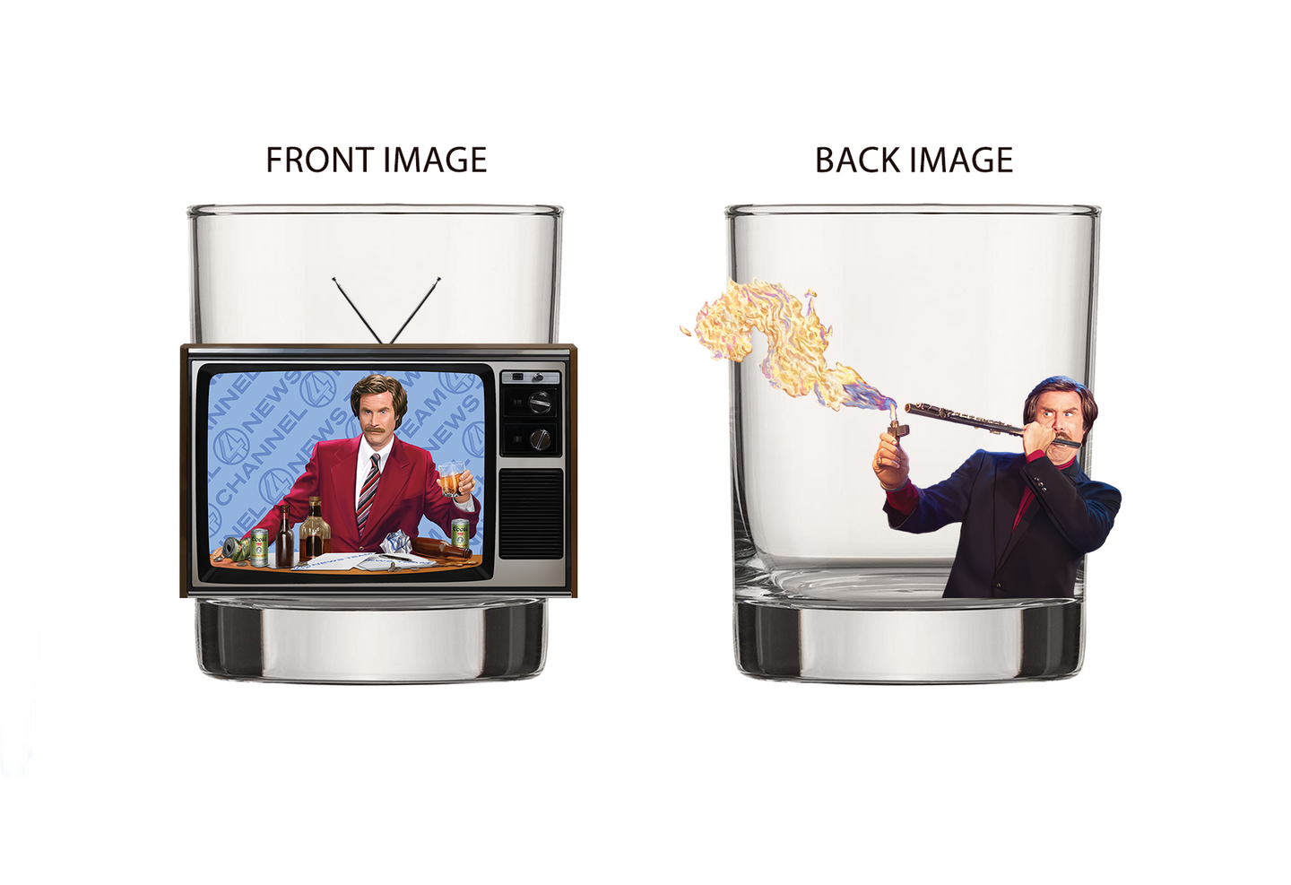 Anchorman - Beer / Whiskey Glass - PREORDER