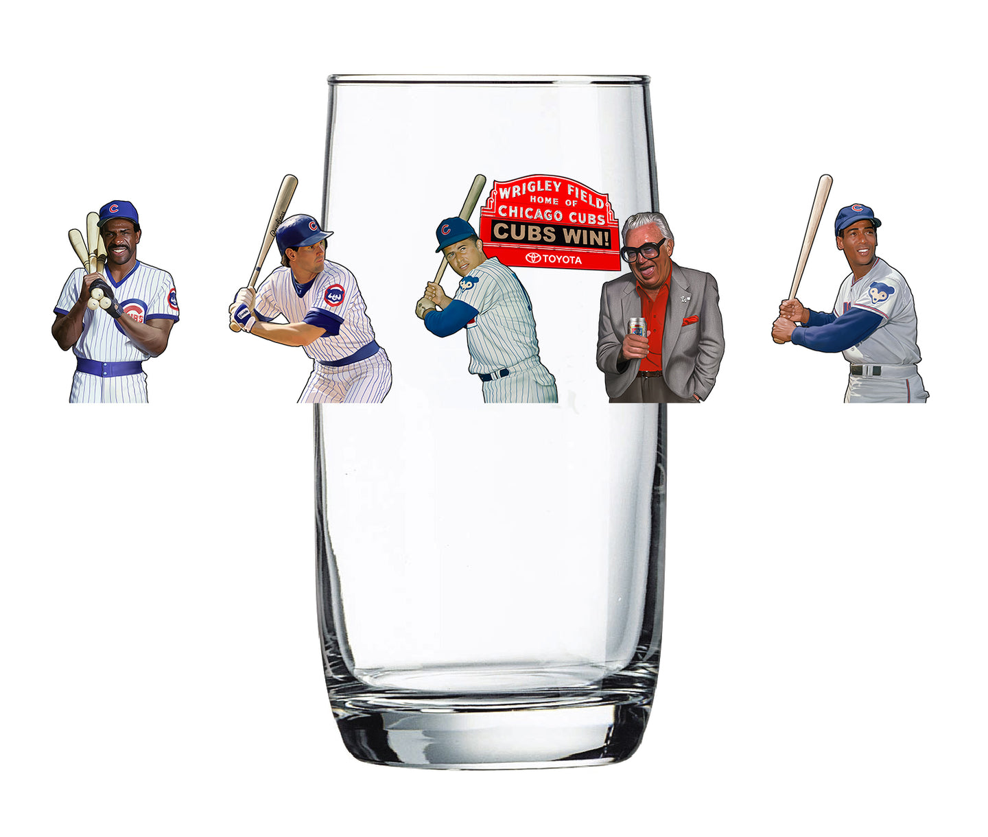 Cubs Win! - PREORDER - Baseball Beer Glass (ships mid Oct)