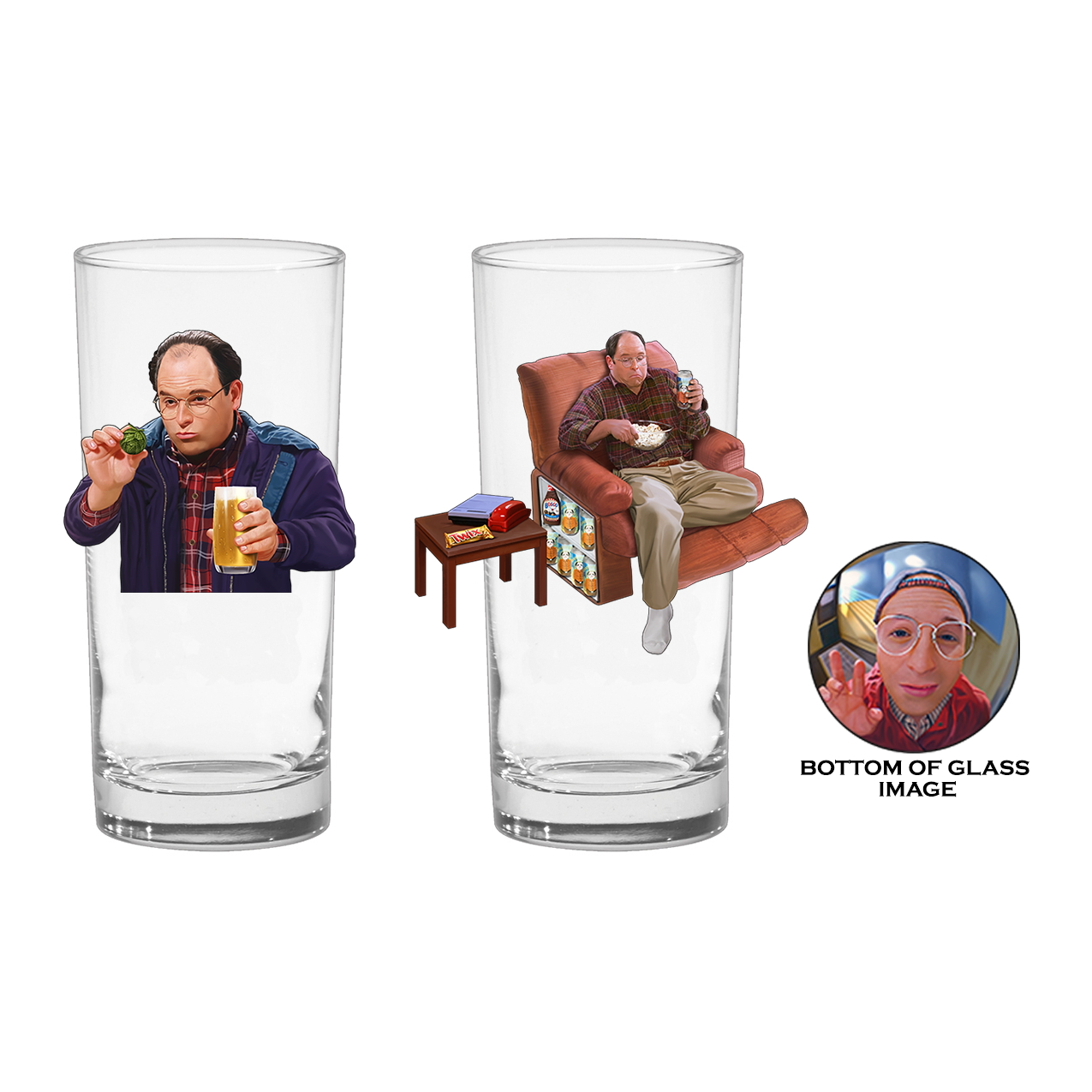 Summer of George -Seinfeld Beer Glass - PRESALE - ships mid December