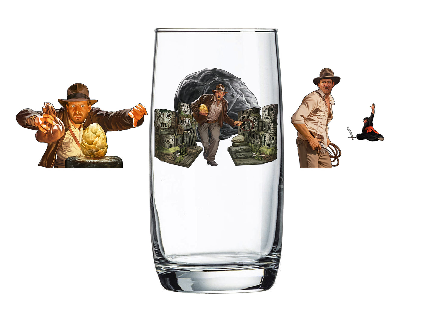 Indy - PREORDER - Indiana Jones Beer Glass (ships mid November)
