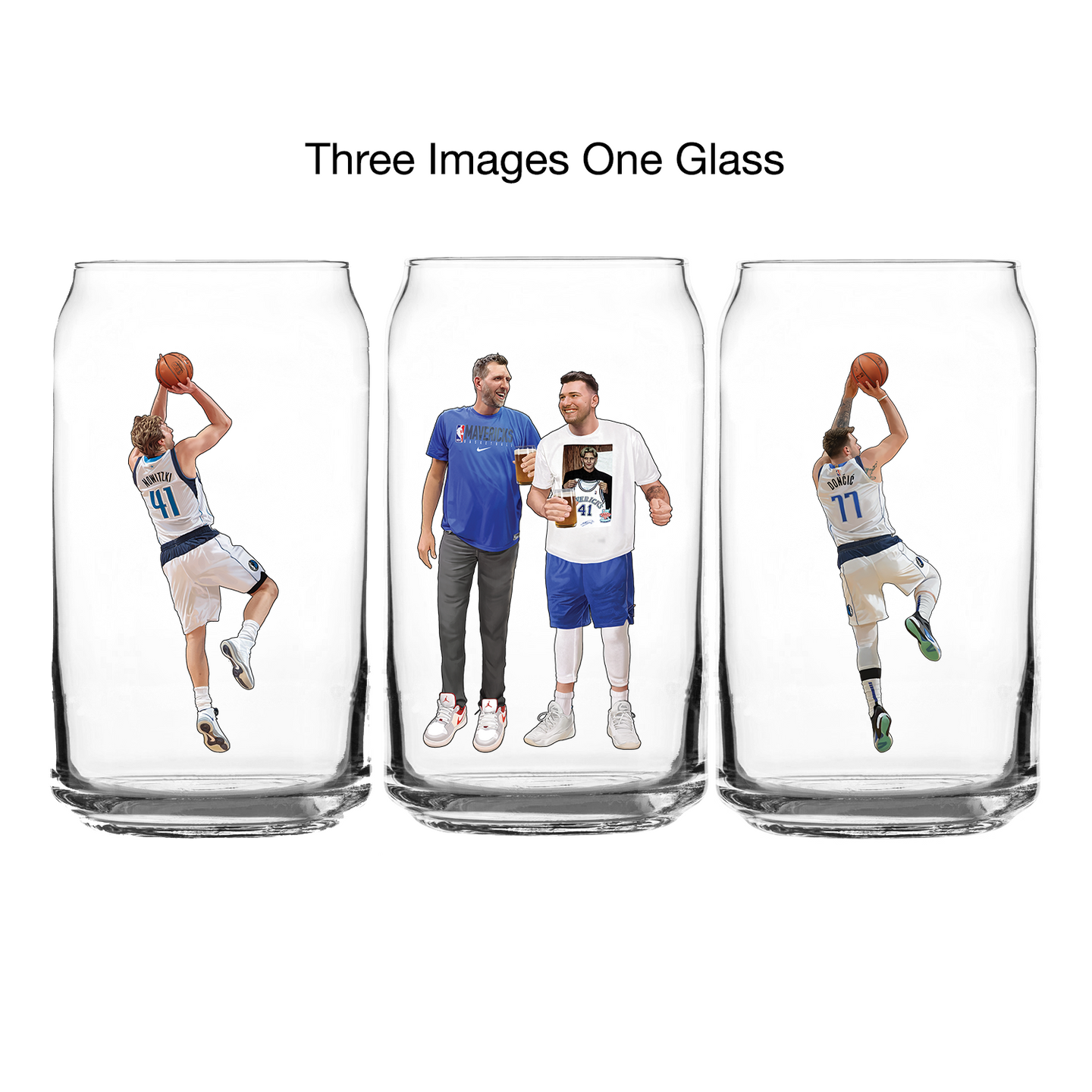 Mavs - Basketball Beer Glass