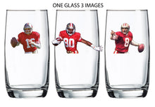 Load image into Gallery viewer, Gold Rush - IN HAND - Football Beer Glass (Blemishes)
