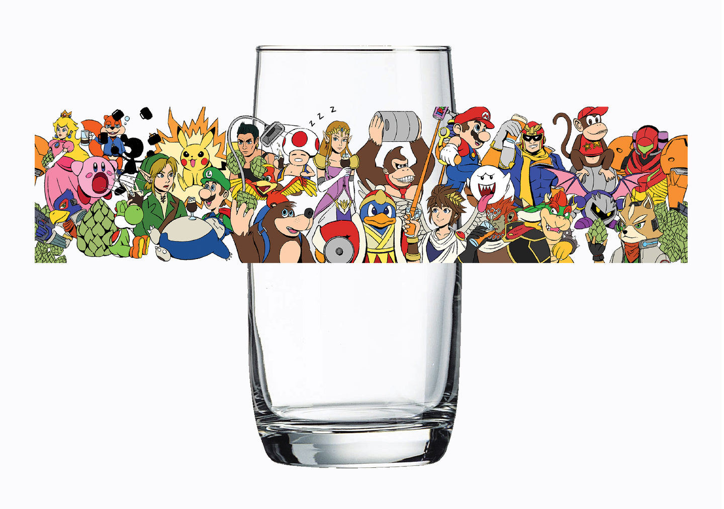 Videogame Meetup   - Beer Glass