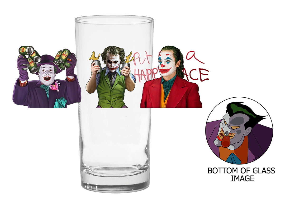 The Clown PREORDER Joker Batman Beer Glass (ships late March) Pop