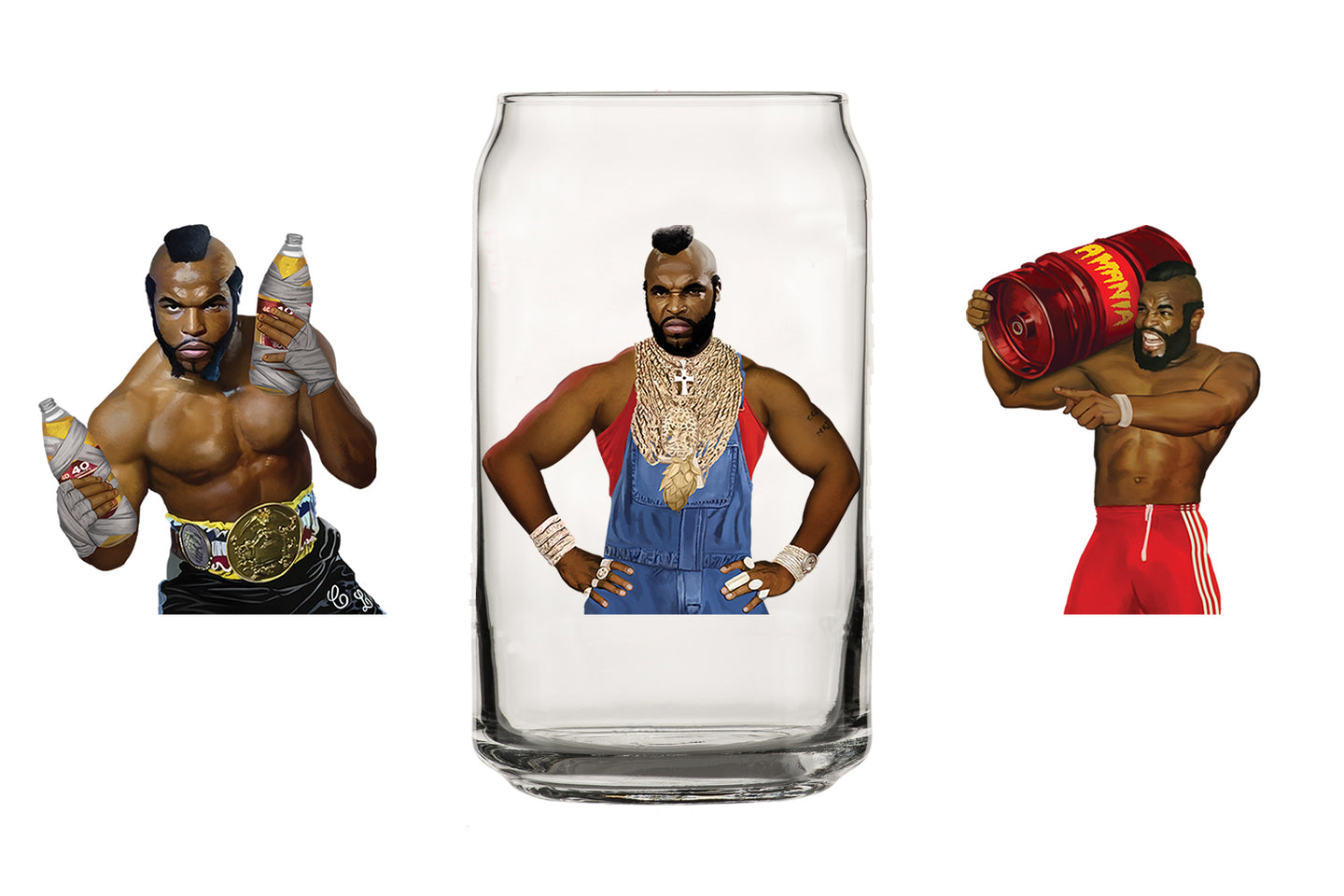 Pity the Fool- 1 left - Mr. T Glass