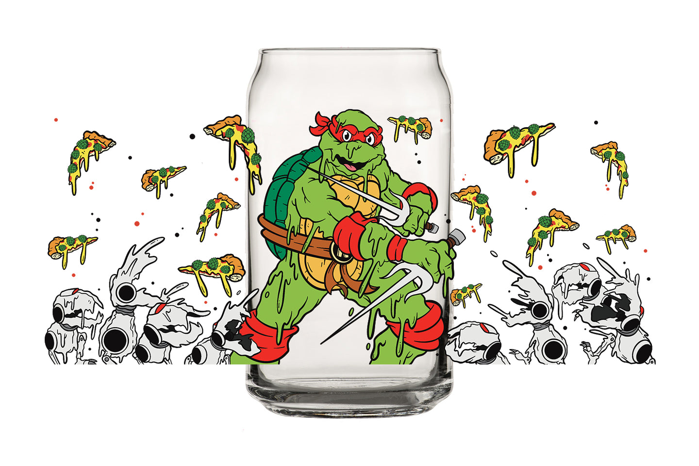 Raph Drip - TMNT Beer Glass